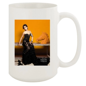 Freida Pinto 15oz White Mug