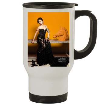 Freida Pinto Stainless Steel Travel Mug