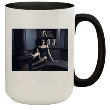 Freida Pinto 15oz Colored Inner & Handle Mug