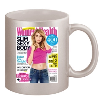 Emma Roberts 11oz Metallic Silver Mug