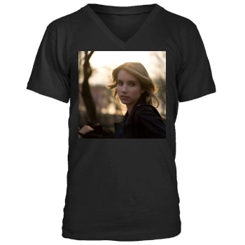 Emma Roberts Men's V-Neck T-Shirt