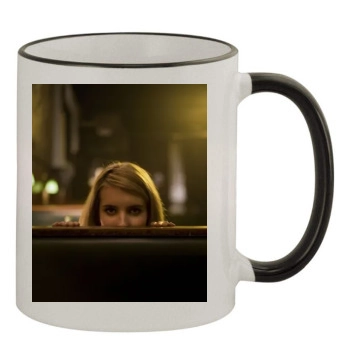 Emma Roberts 11oz Colored Rim & Handle Mug