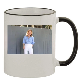 Emma Roberts 11oz Colored Rim & Handle Mug