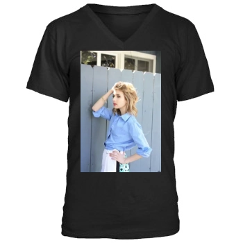 Emma Roberts Men's V-Neck T-Shirt