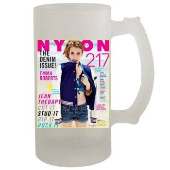 Emma Roberts 16oz Frosted Beer Stein