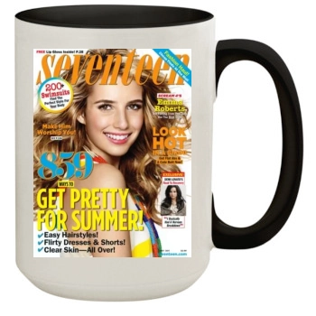 Emma Roberts 15oz Colored Inner & Handle Mug