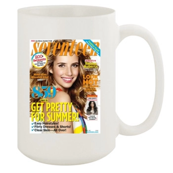 Emma Roberts 15oz White Mug