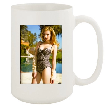 Emma Roberts 15oz White Mug