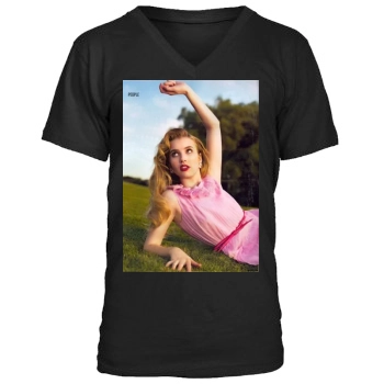 Emma Roberts Men's V-Neck T-Shirt