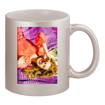 Emma Roberts 11oz Metallic Silver Mug