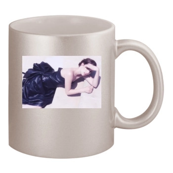 Emma Roberts 11oz Metallic Silver Mug