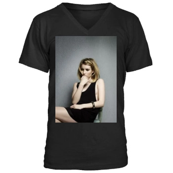 Emma Roberts Men's V-Neck T-Shirt