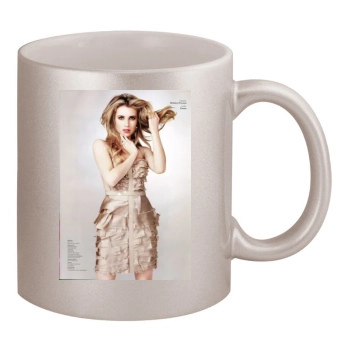 Emma Roberts 11oz Metallic Silver Mug