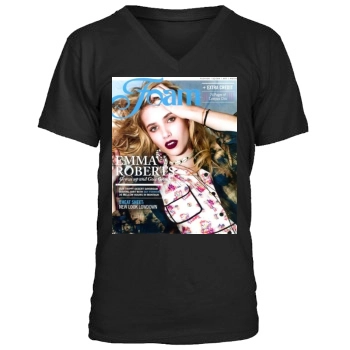 Emma Roberts Men's V-Neck T-Shirt