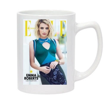 Emma Roberts 14oz White Statesman Mug