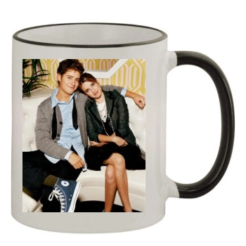 Emma Roberts 11oz Colored Rim & Handle Mug