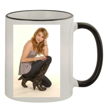 Emma Roberts 11oz Colored Rim & Handle Mug