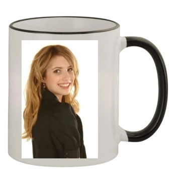 Emma Roberts 11oz Colored Rim & Handle Mug