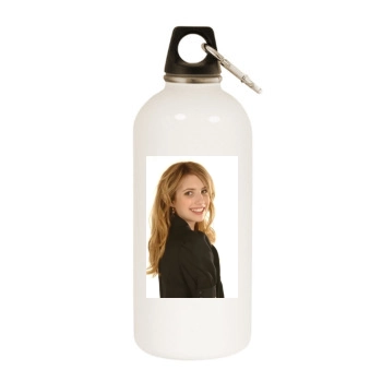 Emma Roberts White Water Bottle With Carabiner