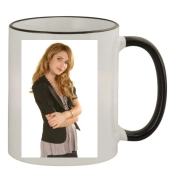 Emma Roberts 11oz Colored Rim & Handle Mug