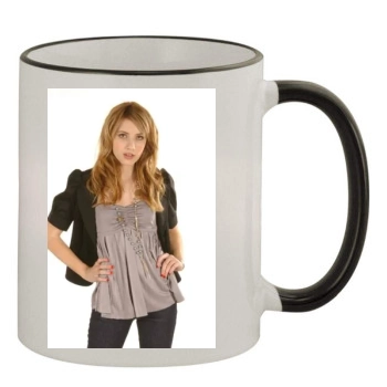 Emma Roberts 11oz Colored Rim & Handle Mug