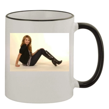 Emma Roberts 11oz Colored Rim & Handle Mug