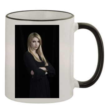 Emma Roberts 11oz Colored Rim & Handle Mug