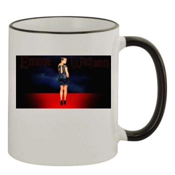 Emma Watson 11oz Colored Rim & Handle Mug