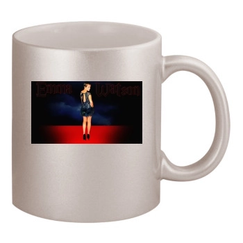 Emma Watson 11oz Metallic Silver Mug