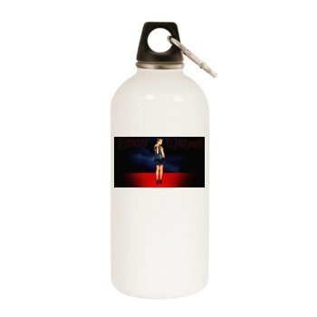 Emma Watson White Water Bottle With Carabiner