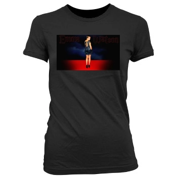 Emma Watson Women's Junior Cut Crewneck T-Shirt