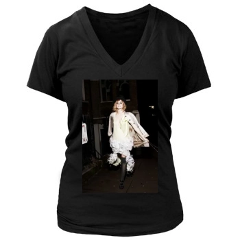 Emma Watson Women's Deep V-Neck TShirt