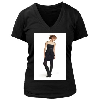 Emma Watson Women's Deep V-Neck TShirt