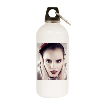 Emma Watson White Water Bottle With Carabiner