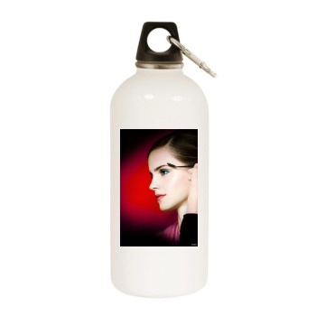 Emma Watson White Water Bottle With Carabiner