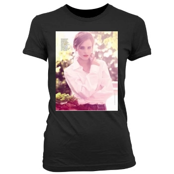 Emma Watson Women's Junior Cut Crewneck T-Shirt