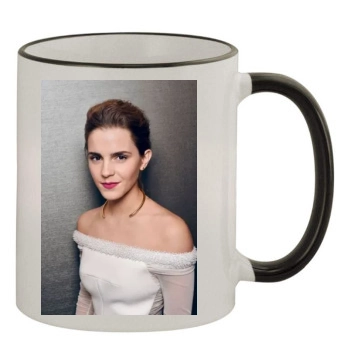 Emma Watson 11oz Colored Rim & Handle Mug