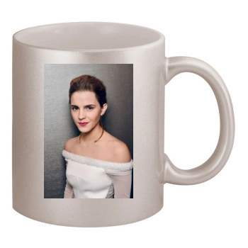 Emma Watson 11oz Metallic Silver Mug