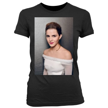 Emma Watson Women's Junior Cut Crewneck T-Shirt