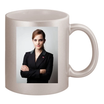 Emma Watson 11oz Metallic Silver Mug