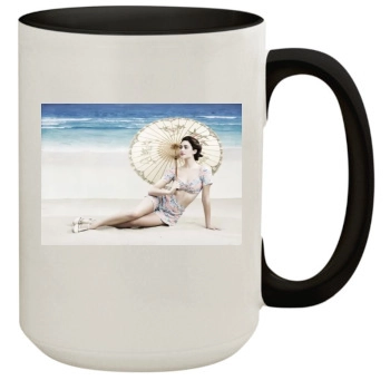 Emmy Rossum 15oz Colored Inner & Handle Mug