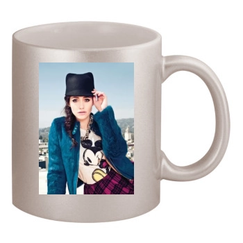 Emmy Rossum 11oz Metallic Silver Mug