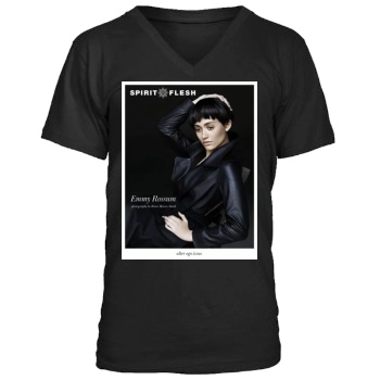 Emmy Rossum Men's V-Neck T-Shirt