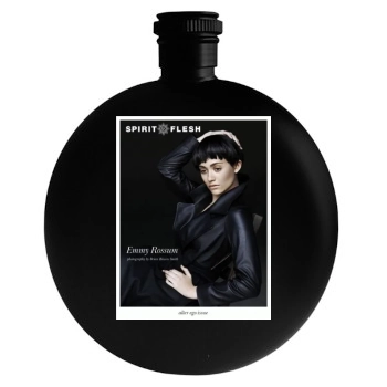 Emmy Rossum Round Flask