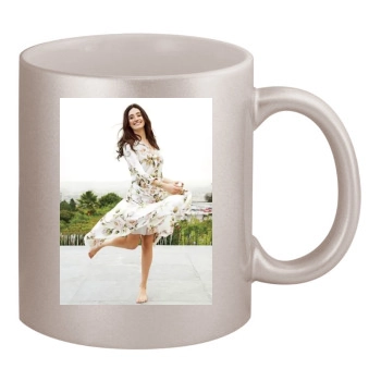 Emmy Rossum 11oz Metallic Silver Mug