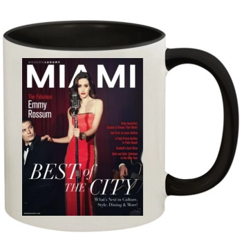 Emmy Rossum 11oz Colored Inner & Handle Mug