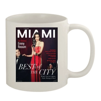 Emmy Rossum 11oz White Mug