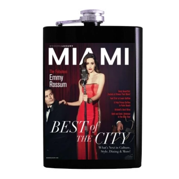 Emmy Rossum Hip Flask