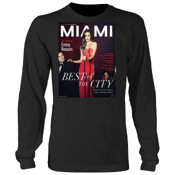 Emmy Rossum Men's Heavy Long Sleeve TShirt