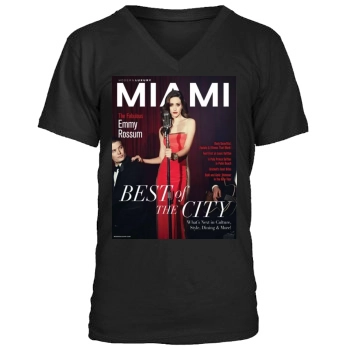 Emmy Rossum Men's V-Neck T-Shirt